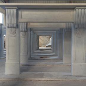 Modern Marble Fireplace Mantels