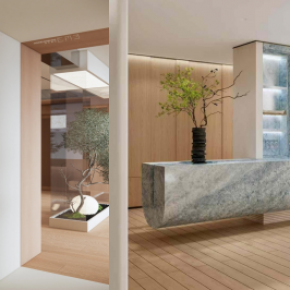 Sky Blue Marble-Luminescent-Countertop Applications