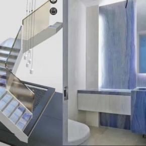 Azul Imperial Quartzite Slab | Premium Brazilian Blue Natural Stone