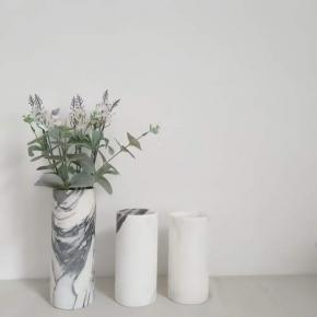 Luxury Handcrafted Marble Flower Vase | HRCSTONE